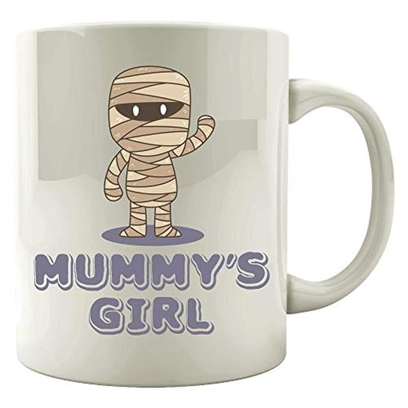 Mummy 11 oz Coffee Mug - Humorous Mummy's Girl White Ceramic Gift
