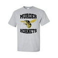 thumbnail image 1 of Funny Murder Hornets Unisex Adult Short Sleeve T-Shirt-Sports Grey-Large, 1 of 4