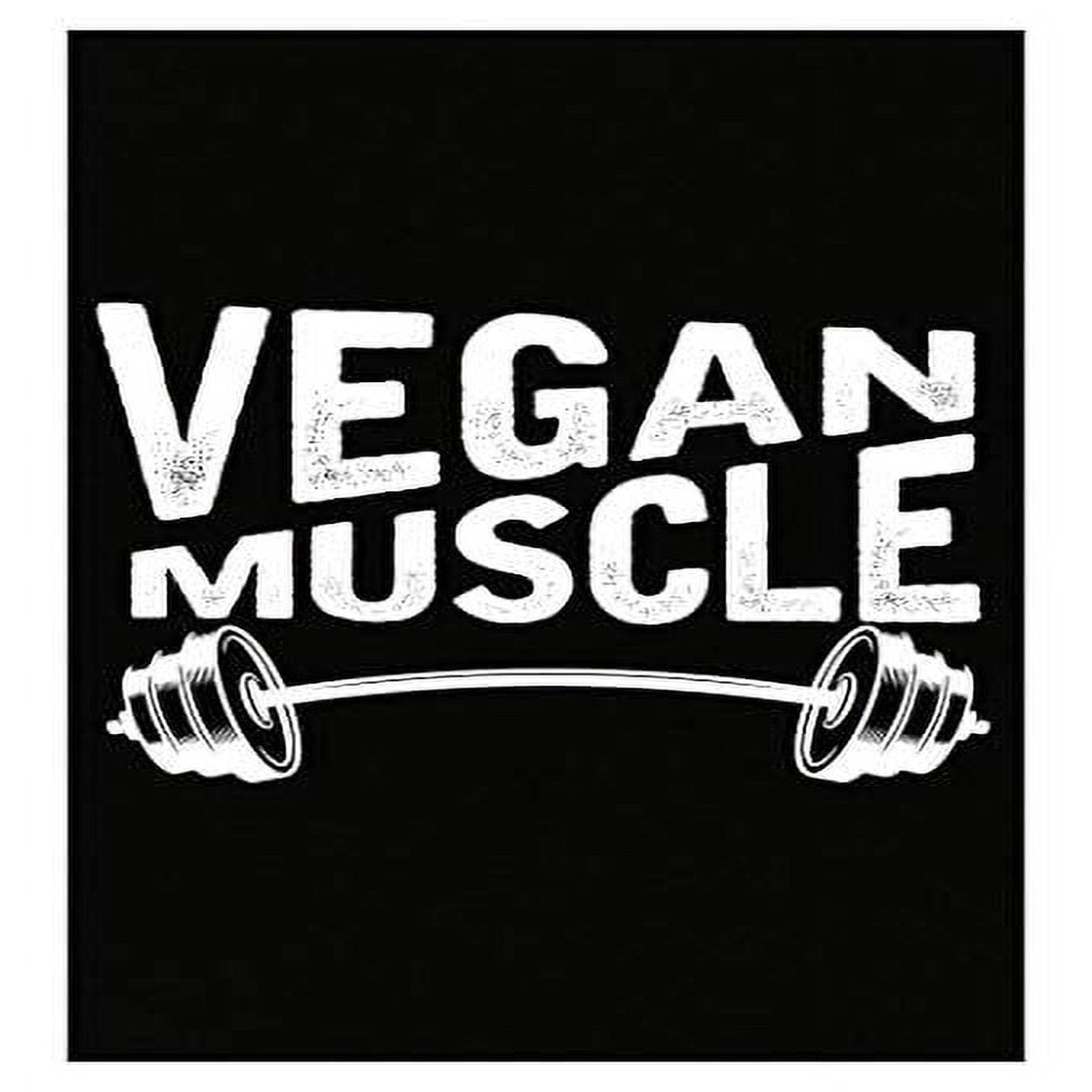 Funny Vegan Weight Lifter Poster - Humor for Fitness Enthusiasts ...