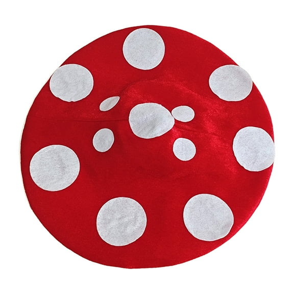 Fun Mushroom Shape Hat Breathable Adjustable Drawstring Hat For Women Teens Cosplay And Casual Wear Stage Performances