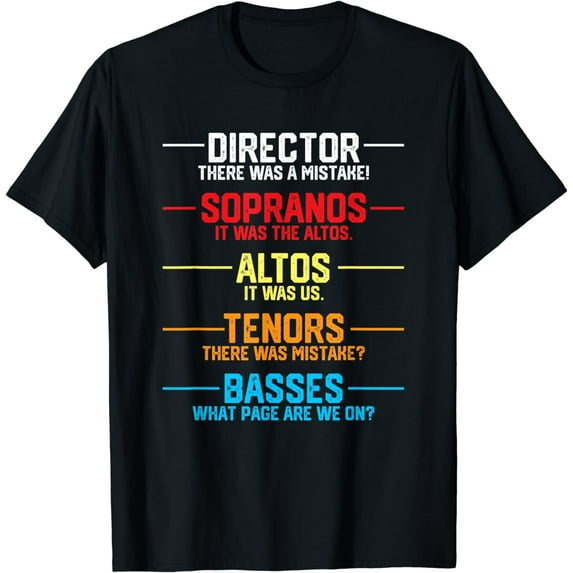 Funny Music Choir gifts Musician Appreciation T-Shirt