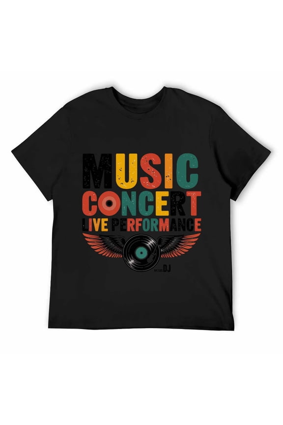 Funny Music DJ Concert Live Perfornace Men'S T-Shirt - Dad Humor