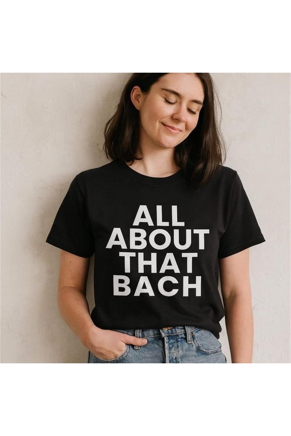 Funny Music Shirt Bachelorette Party Tee Minimalist Matching Outfit Trendy Bride Crew Gift Idea Black Graphic