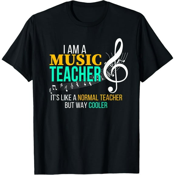 Funny Music Teacher T Shirt Music Teacher Cool Teacher Gifts T-Shirt
