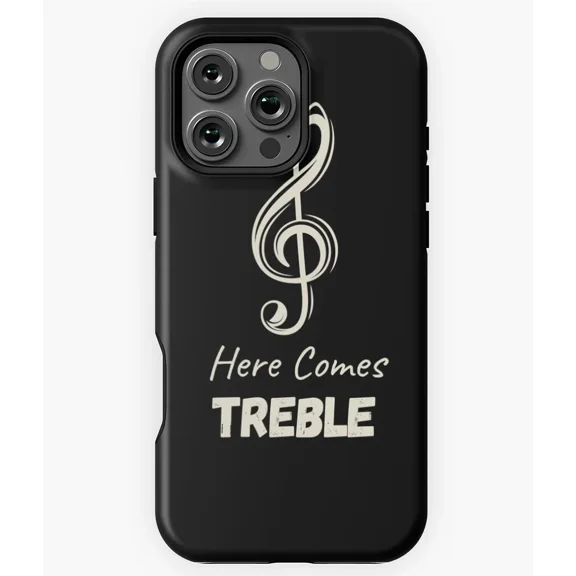 Funny Music Treble Clef Gift Protective Case for iPhone 11 12 13 14 15 16 17 Pro Max