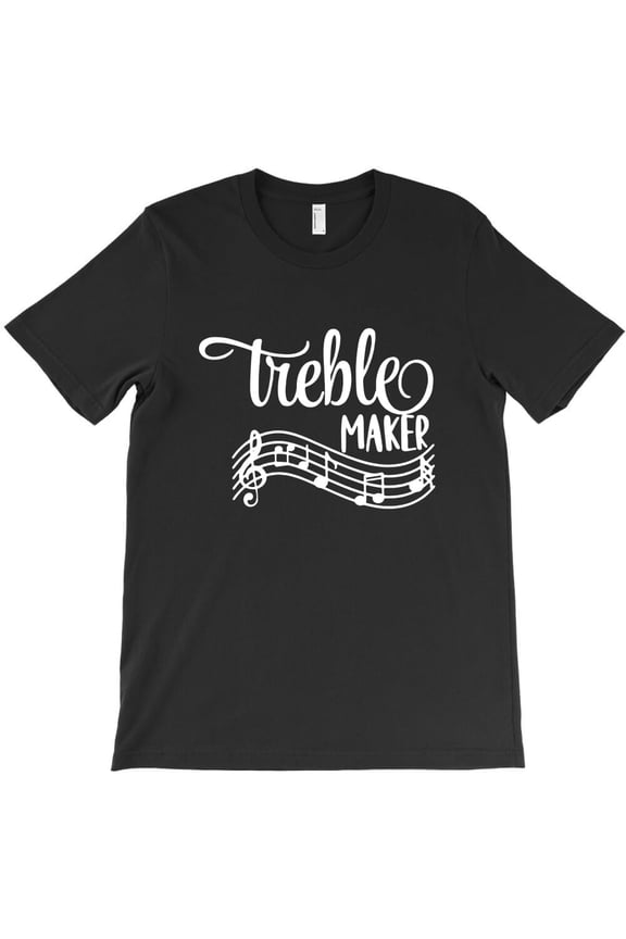 Funny Musician Treble Maker Piano Music Teacher Graphic Humor H16615 T-Shirt, for Men and Women, Up to Size 5XL