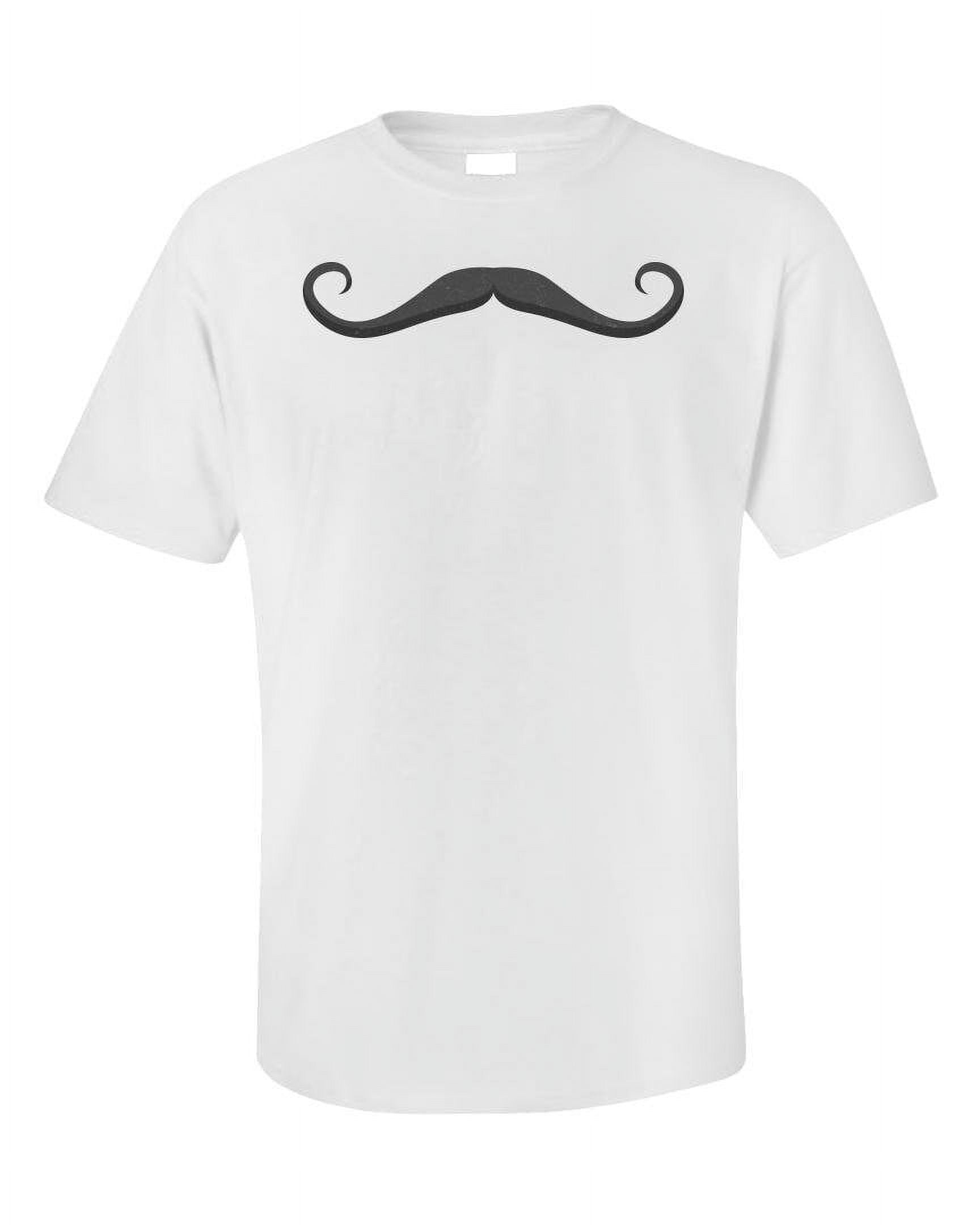 Funny Mustache Design Shirt, Father's Day T-shirt, Unique Beard Gift