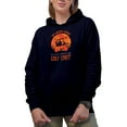 thumbnail image 1 of Funny My Broom Broke So Now I Drive the Golf Cart with a Witch, Golf Player, Golfing or Golfer Themed Merch Gift, Navy Blue Hooded Sweatshirt or Hoodie, X-Large, 1 of 5