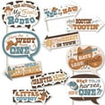 thumbnail image 1 of Big Dot of Happiness Funny My First Rodeo - Little Cowboy 1st Birthday Party Photo Booth Props Kit - 10 Piece, 1 of 5