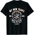 thumbnail image 1 of Funny My New Years Previous Year's & Last Year's Resolution Graphic Tee T-Shirt for Men Women, 1 of 4