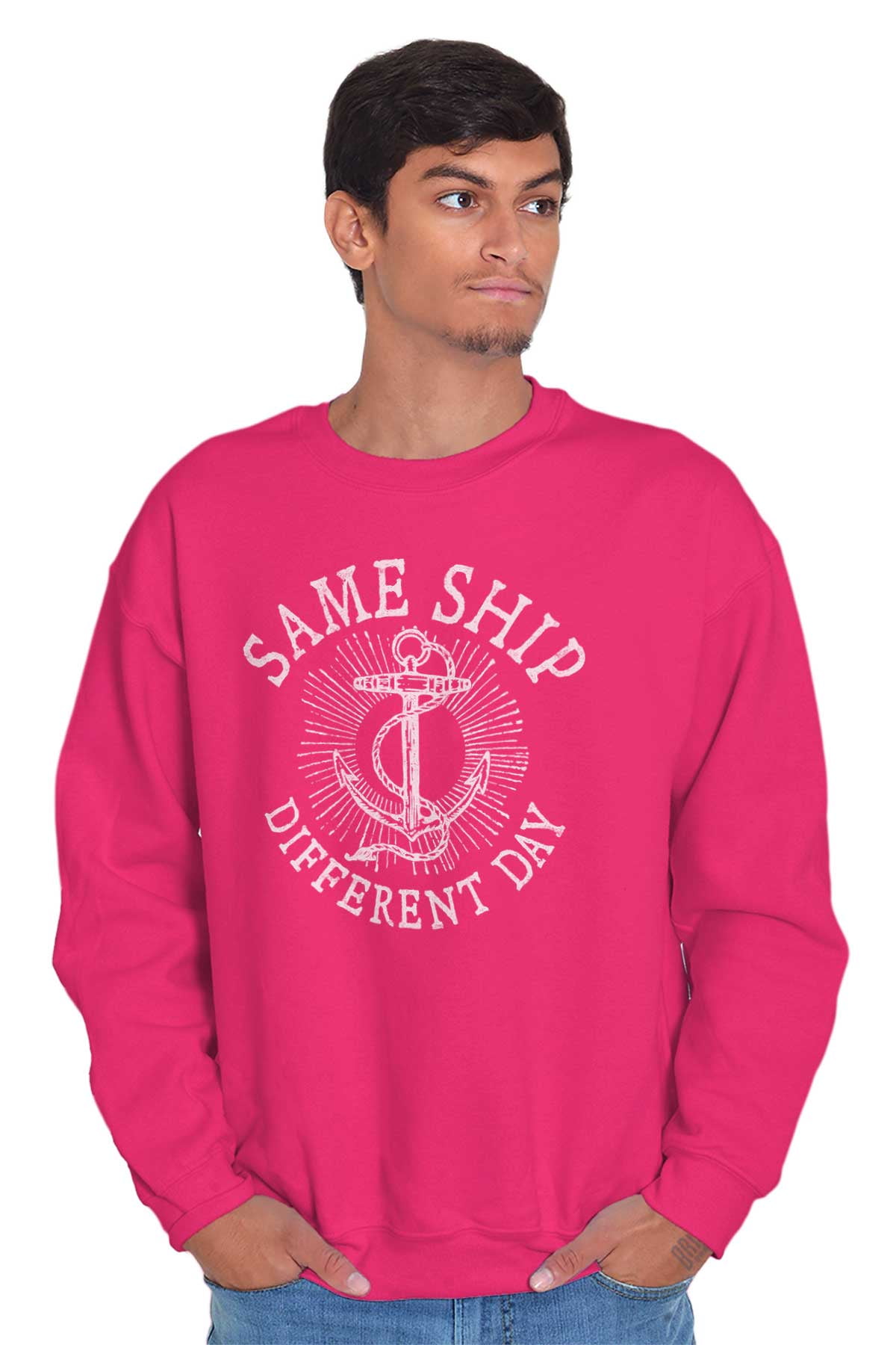 Womens top nautical sweatshirt