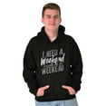 thumbnail image 1 of Funny Need a Weekend to Recover Joke Unisex Plus Fleece Graphic Hoodie Brisco Brands 2X, 1 of 5