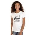 thumbnail image 1 of Funny Need a Weekend to Recover Joke Womens Slim Fit Graphic Tee Brisco Brands L, 1 of 5