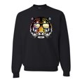 thumbnail image 1 of Funny Neon Summer California Beach Tiger | Mens Animal Lover Crewneck Graphic Sweatshirt, Black, Small, 1 of 4