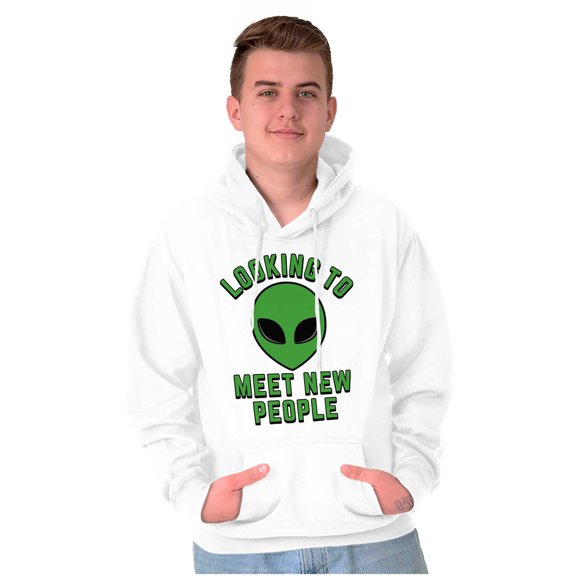 Funny Nerdy Aliens UFOs Believers Hoodie Sweatshirt Women Men Brisco Brands S