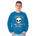 thumbnail image 1 of Funny Nerdy Aliens UFOs Believers Sweatshirt for Men or Women Brisco Brands S, 1 of 6