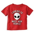 thumbnail image 1 of Funny Nerdy Aliens UFOs Believers Toddler Boy Girl T Shirt Infant Toddler Brisco Brands 18M, 1 of 6