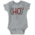 thumbnail image 1 of Funny Nerdy Christmas Ho Cubed Romper Boys or Girls Infant Baby Brisco Brands 12M, 1 of 6
