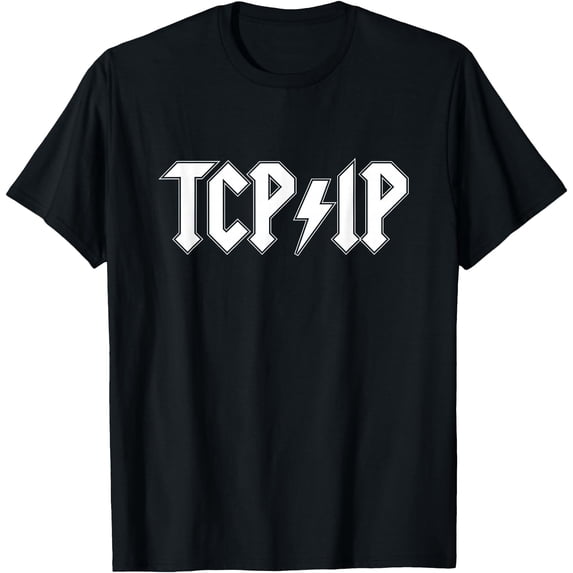 Tct Ip Funny Network Engineer Cybersecurity IT Support TCP IP Coder T-Shirt ...