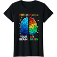 thumbnail image 1 of Funny Neurodiversity Autism Awareness Awetistic Ladies' Crewneck T-Shirt, 1 of 2