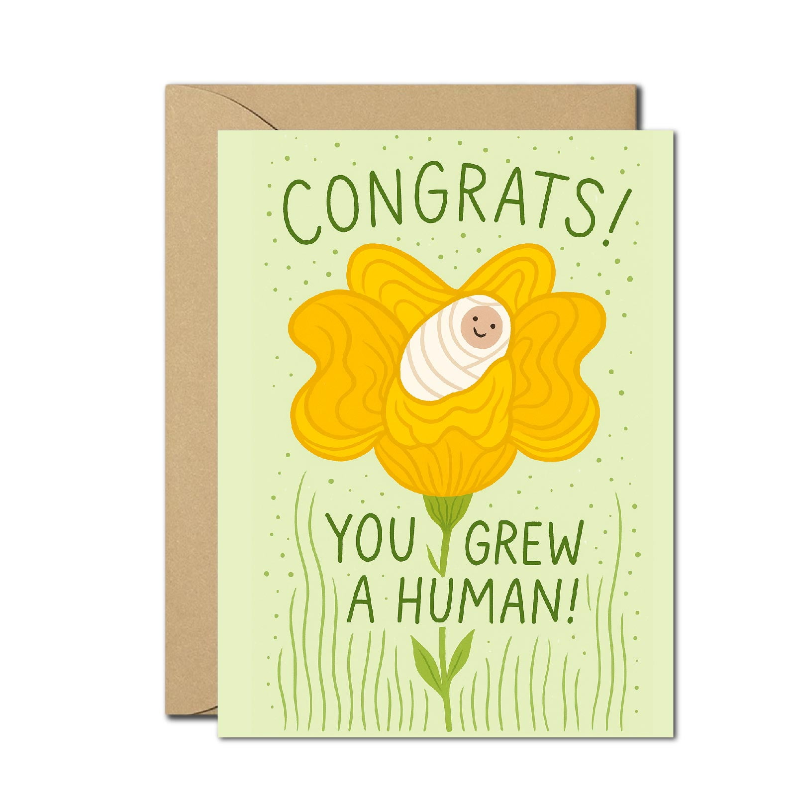 Funny New Baby Greeting Cards For Expecting Parents - 'Poppin Bottles' Hilarious Design - Humorous Newborn Gifts For Him Her - Baby Boy Or Girl - View #5