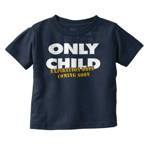 Funny New Baby Sibling Announcement Toddler Boy Girl T Shirt Infant Toddler Brisco Brands 24M