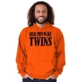 thumbnail image 1 of Funny New Father Real Men Make Twins Hoodie Hooded Sweatshirt Men Brisco Brands X, 1 of 6