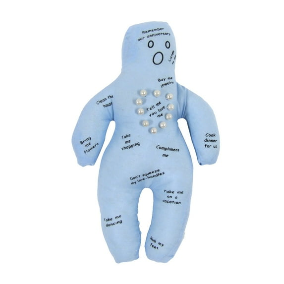 Funny New Husband Voodoo Doll Novelty Stress Relief Toy Bride To Be Bachelorette Party Gag Gift