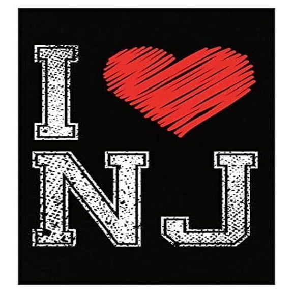 Funny New Jersey Poster - 13x19 - Wall Art for Home Gift