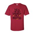 thumbnail image 1 of Funny New Year Same Hot Mess Happy New Year Unisex Adult Short Sleeve T-shirt-Cardinal Red-xl, 1 of 4