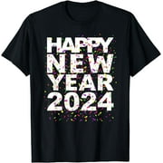 Funny New Years Eve Party Supplies 2024 Happy New Year 2024 T-Shirt
