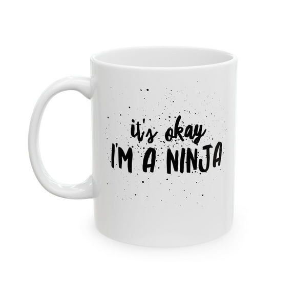 Funny Ninja Design - Ninja Lover - 11 oz Ceramic Coffee Mug