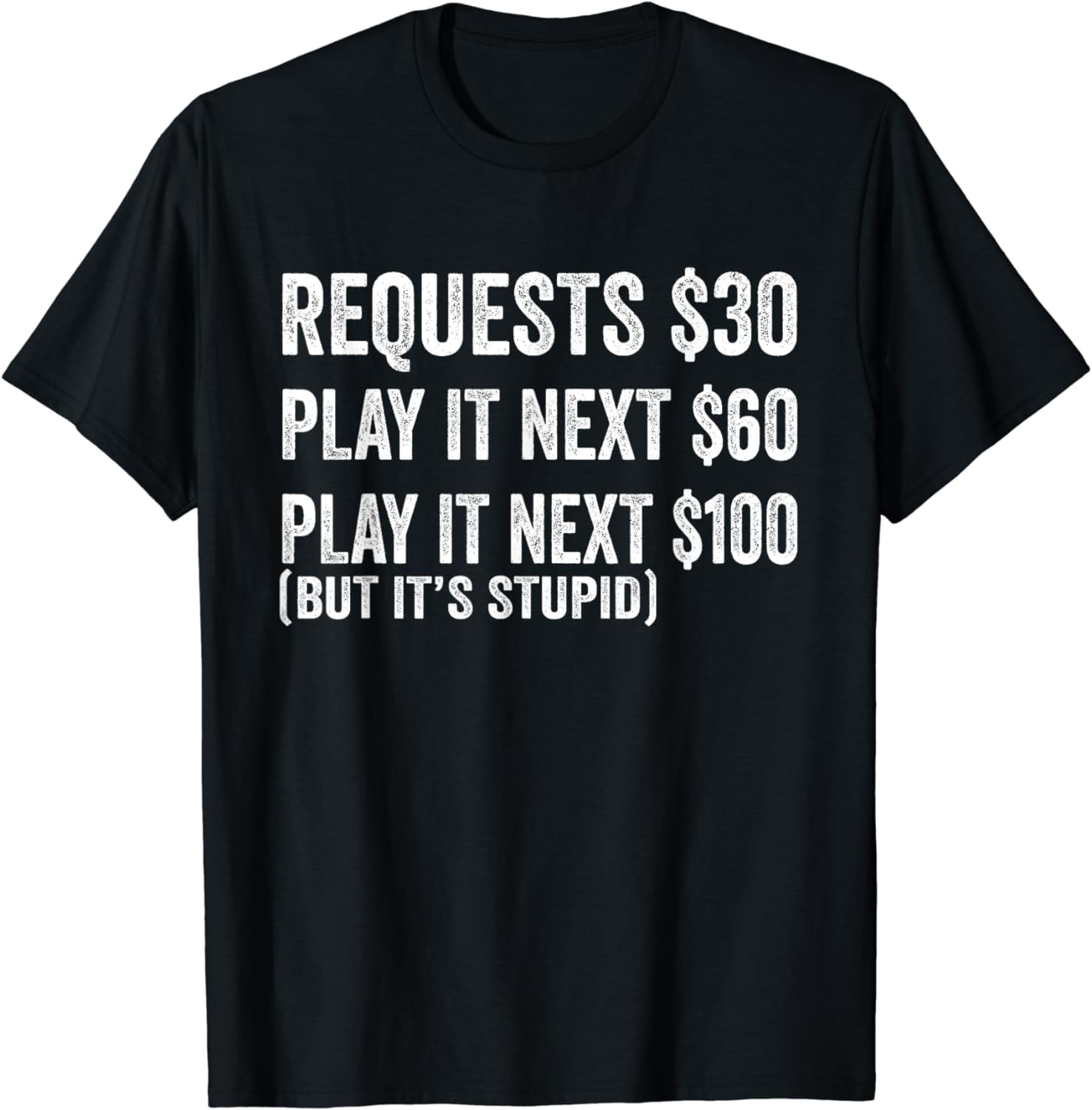 Funny No Requests Shirt: I'm Dj Not Your Jukebox Deejay Tee