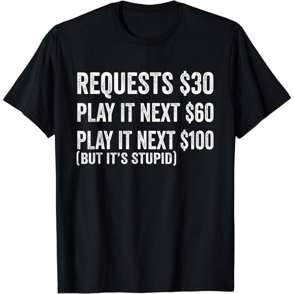 Funny No Requests Shirt: I'm Dj Not Your Jukebox Deejay Tee