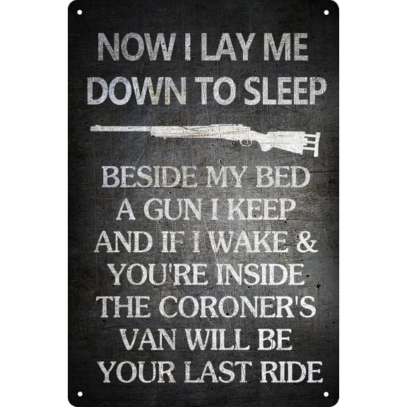 Funny No Trespassing Sign No Solicitation Metal Tin Sign Vintage Plaque Wall Art Room Decoration Gift Cafe Bar Cave House Garage Decoration 8x12 in