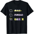 thumbnail image 1 of Funny Nonbinary Gamer Enby Genderqueer Non Binary T-Shirt, 1 of 4