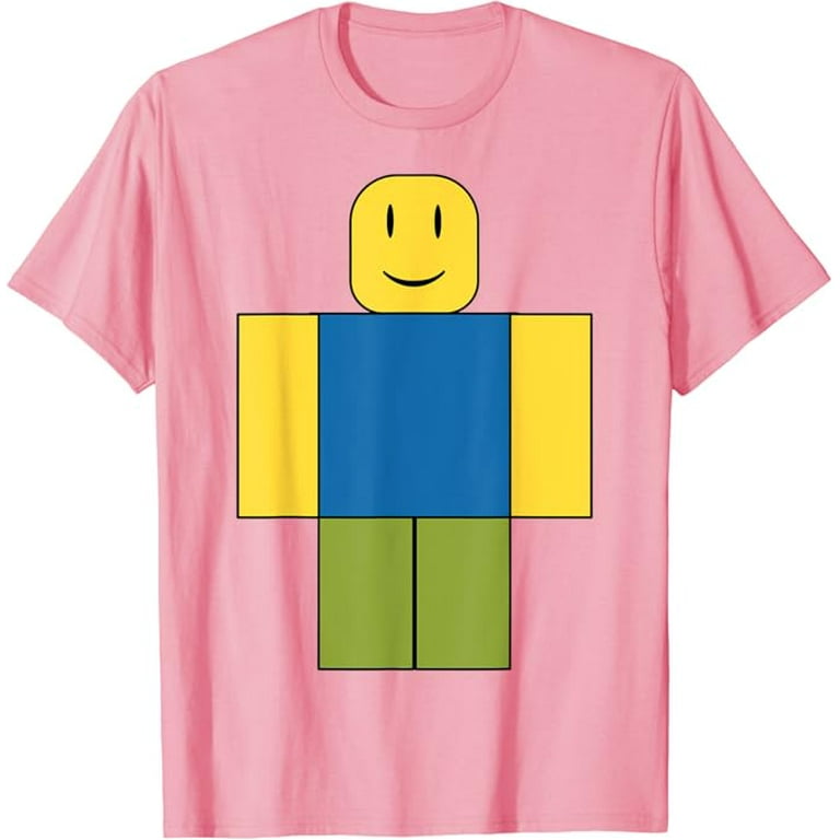 Funny Noob Alert Roblox Minecraft T Shirt Gamer Gift Light Pink Color Size M