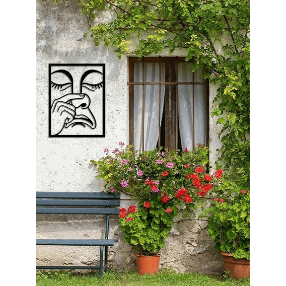 Funny Nose Picking Wall Art Decor for Home and Office, Unique Humor Style, Available with Convenient Pickup Service
