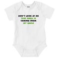 thumbnail image 1 of Funny Not Me Smelly Uncle Joke Romper Boys or Girls Infant Baby Brisco Brands 6M, 1 of 7