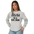 thumbnail image 1 of Funny Not Regular I'm A Cool Mom Joke Women's Long Sleeve T Shirt Brisco Brands S, 1 of 6