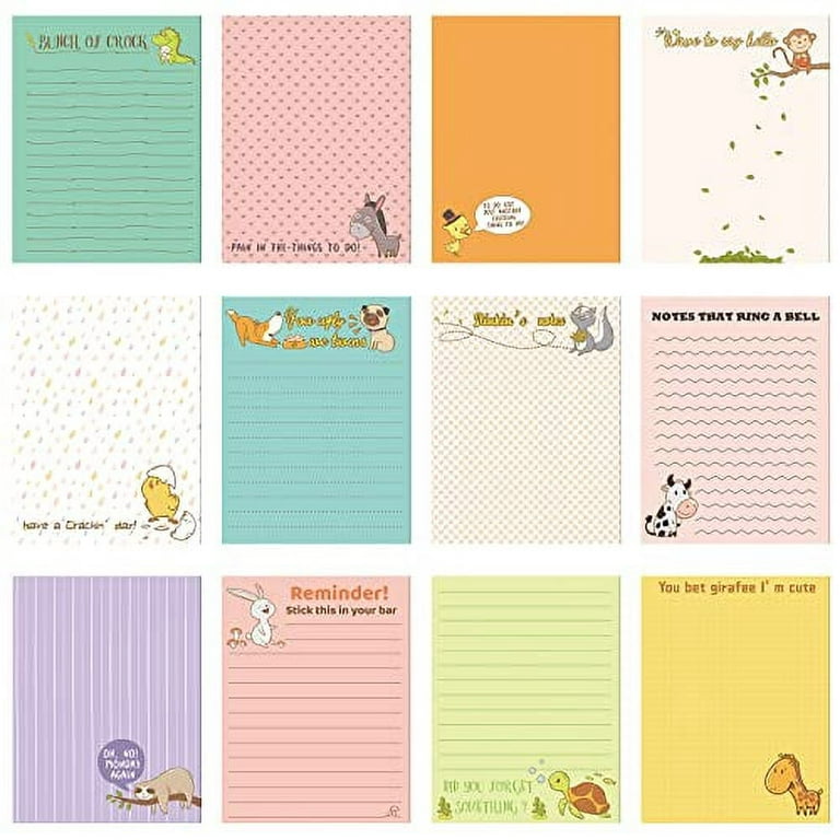 Funny Notepads with Sayings Sticky Funny Office Supplies to Do List Funny  Work Notepad Assorted Notepad for Workers, 12 Designs, 3 x 3.93 Inch (Cute