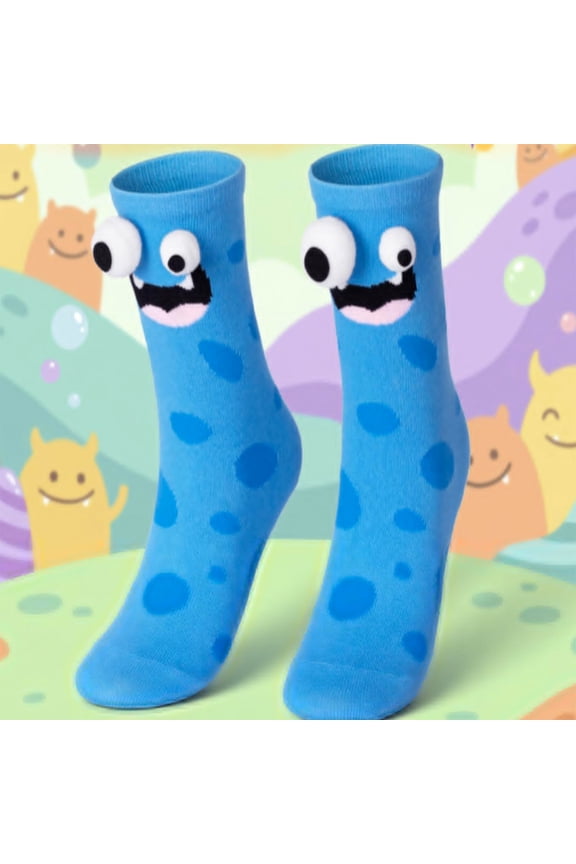 Funny Novelty Animal Non Slip Gripper Socks for Kids Crazy Boys Girls Crew Socks 3-10 Years