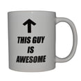 thumbnail image 1 of Funny Novelty Coffee Mug - This Guy Is Awesome Cup, Gift Idea for Dad, Men, Brother and Boyfriend, 11 Oz, White, 1 of 5
