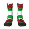 thumbnail image 1 of Funny Novelty Colorful Socks Welsh Flag Patterned Casual Crew Socks, 1 of 7