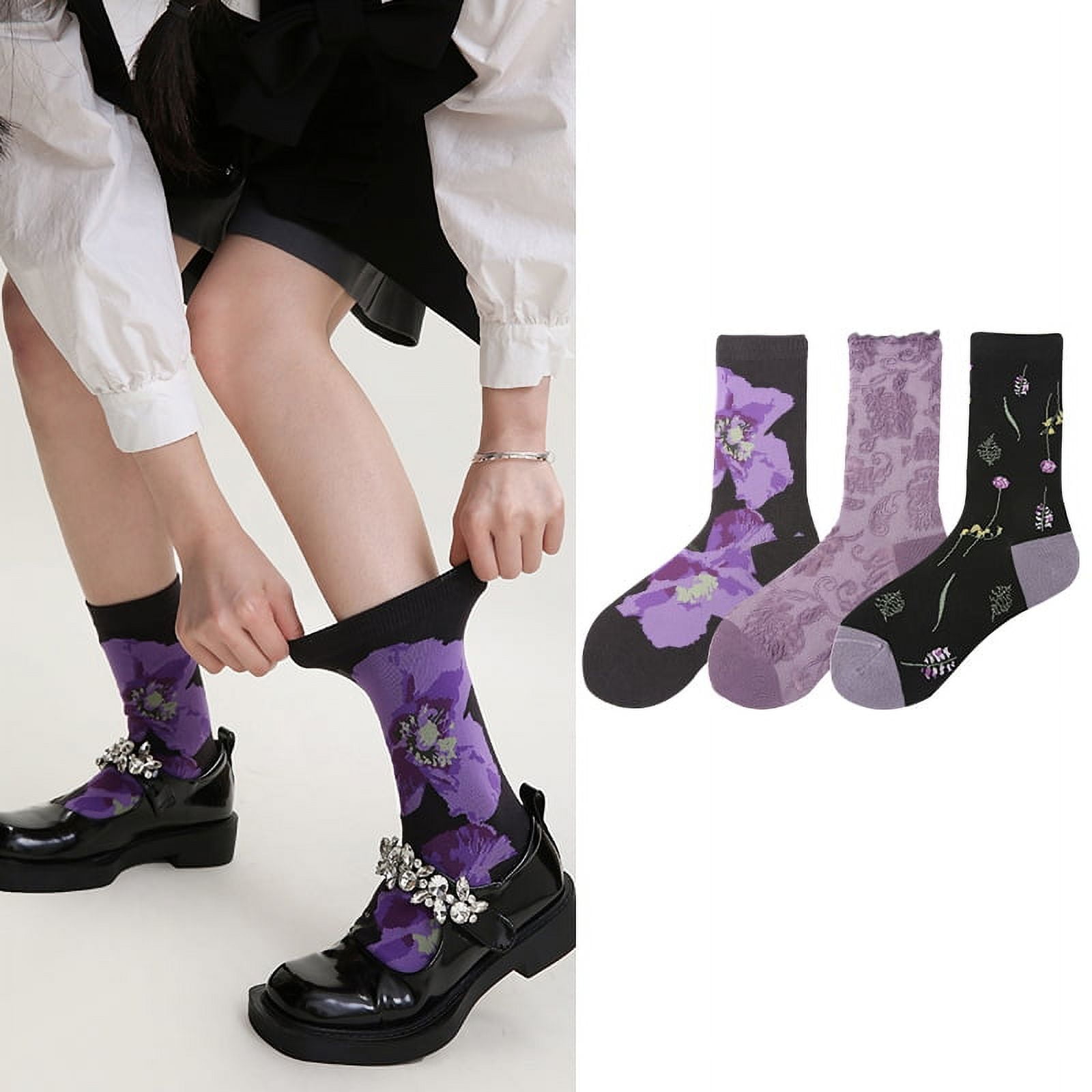 5 Paires De Chaussettes Femme Rigolotes Et Mignonnes – Cadeau Noël Anniversaire
