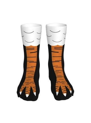 Jkerther Funny Gifts 3D Animal Paw Socks Stocking Stuffers for Adult Women Men Teen Halloween Xmas Gifts Christmas Party Leg Warmers, Adult Unisex