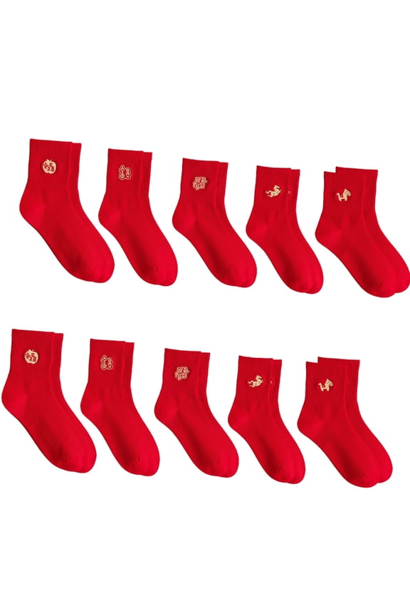 Funny Novelty Socks Chinese New Year Ankle Socks Casual Crews Sock Middle Tube Sock Gifts