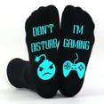 thumbnail image 1 of Funny Novelty Socks for Men Women Teenage Birthday Christmas Gifts-Do Not Disturb Gaming, 1 of 9