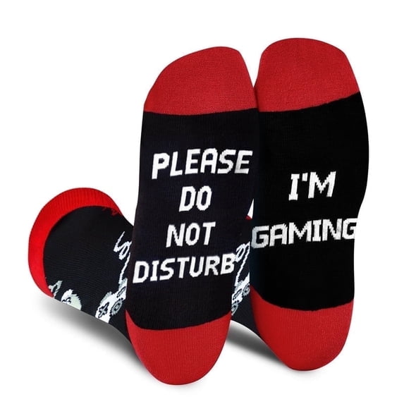 Funny Novelty Socks for Men Women Teenage Birthday Valentine Christmas Stocking Stuffers Gifts-Do Not Disturb Gaming
