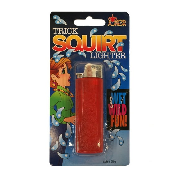 Funny Novelty Water Squirting Trick Cigarette Lighter Prank Party Favor Practical Joke Gag Gift